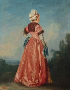 Jean-Antoine Watteau Polish Woman china oil painting artist